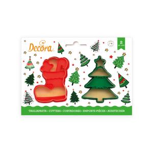 SET 2 TAGLIAPASTA ALBERO E SCARPONE