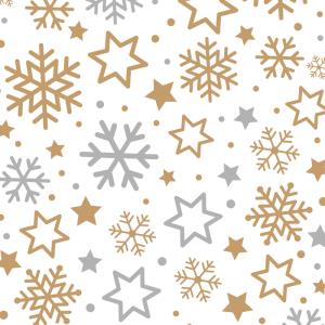CF.20 SACCHETTI PER ALIMENTI WHITE CHRISTMAS 12,5x24