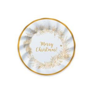 PIATTO DESSERT Ø20 cm. CHRISTMAS GOLD pz.8