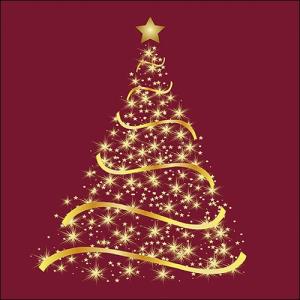 TOVAGLIOLO 33x33 cm. SHINING TREE BORDEAUX pz.20 1 TOVAGLIOLO 33x33 cm. SHINING TREE BORDEAUX pz.20