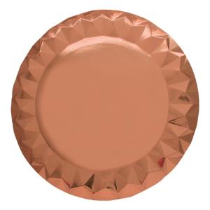 SOTTOPIATTO Ø32 cm. DIAMANT ROSE GOLD PZ.5