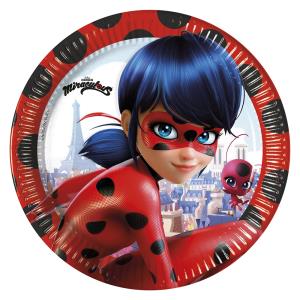 PIATTO Ø19,5 cm. LADYBUG MIRACULOUS pz.8