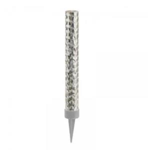CANDELA MAGIC FLAMBE' ARGENTO HOLOGRAFATA CM.17,5 PZ.1