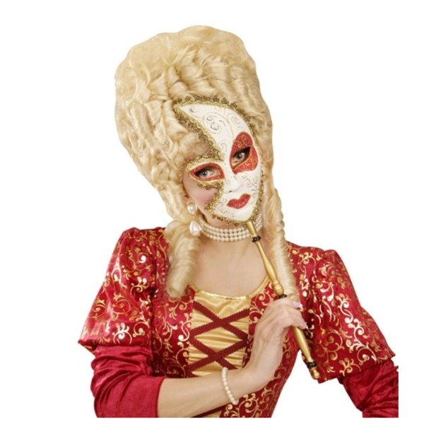 MASCHERA CON BASTONCINO MARQUISE DE SADE PZ.1 3 MASCHERA CON BASTONCINO MARQUISE DE SADE PZ.1