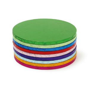 SOTTOTORTA TONDI PASTA DI CELLULOSA/ALLUMINIO COLORATI H.1,2