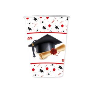 BICCHIERE LA MIA LAUREA pz.8 1 BICCHIERE LA MIA LAUREA pz.8