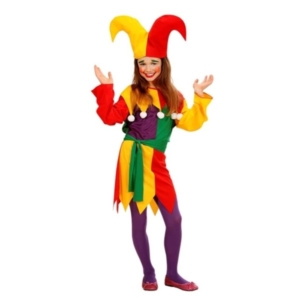 COSTUME BAMBINA JOLLY JESTER DISPONIBILE IN VARIE TAGLIE pz.1