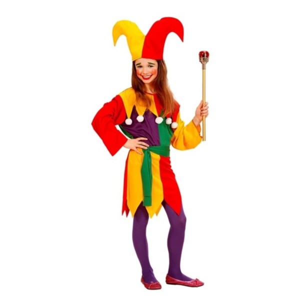 COSTUME BAMBINA JOLLY JESTER DISPONIBILE IN VARIE TAGLIE pz.1 2 COSTUME BAMBINA JOLLY JESTER DISPONIBILE IN VARIE TAGLIE pz.1