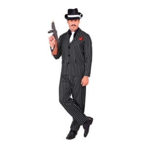 COSTUME ADULTO GANGSTER DISPONIBILE IN VARIE TAGLIE pz.1