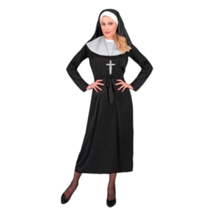 COSTUME ADULTA SUORA TAGLIA M pz.1