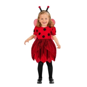 COSTUME BAMBINA COCCINELLA TAGLIA 2-3 ANNI 104 cm. pz.1