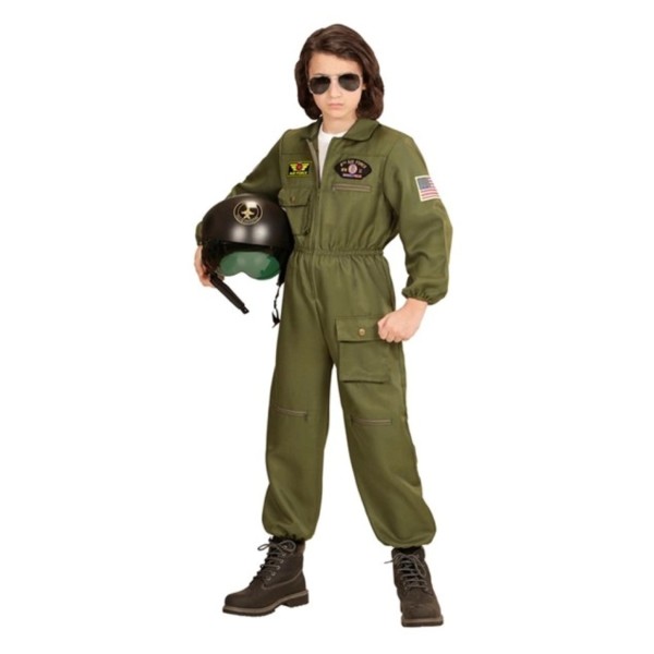 COSTUME BAMBINO/A PILOTA DI JET MILITARE DISPONIBILE IN VARIE TAGLIE 2 COSTUME BAMBINO/A PILOTA DI JET MILITARE DISPONIBILE IN VARIE TAGLIE