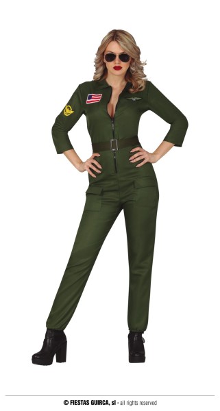 COSTUME DONNA PILOTA MILITARE DISPONIBILE IN VARIE TAGLIE pz.1 1 COSTUME DONNA PILOTA MILITARE DISPONIBILE IN VARIE TAGLIE pz.1