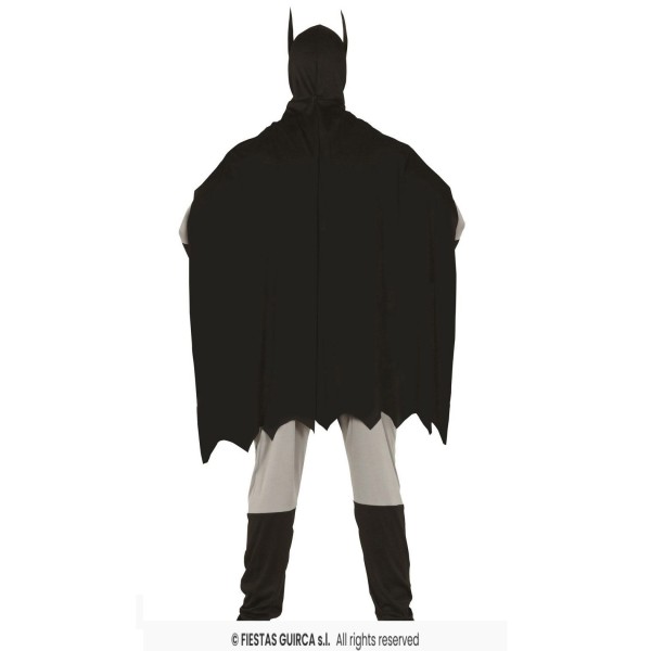 COSTUME ADULTO SUPEREROE MANTELLO NERO PIPISTRELLO DISPONIBILE IN VARIE TAGLIE PZ.1 4 COSTUME ADULTO SUPEREROE MANTELLO NERO PIPISTRELLO DISPONIBILE IN VARIE TAGLIE PZ.1