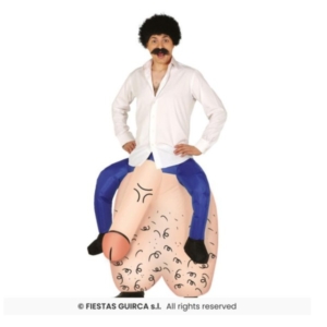 COSTUME ADULTO LET ME GO UOMO CON TESTICOLI GONFIABILE TAGLIA L 46-48 pz.1