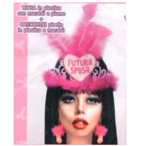 SET TIARA SEX FUTURA SPOSA CON ORECCHINI