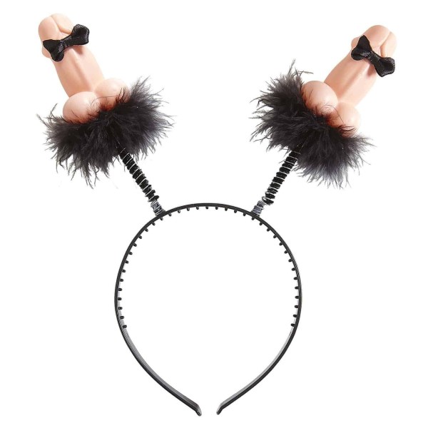 CERCHIETTO PENE WILLY CON FARFALLINO NERO PZ.1 1 CERCHIETTO PENE WILLY CON FARFALLINO NERO PZ.1