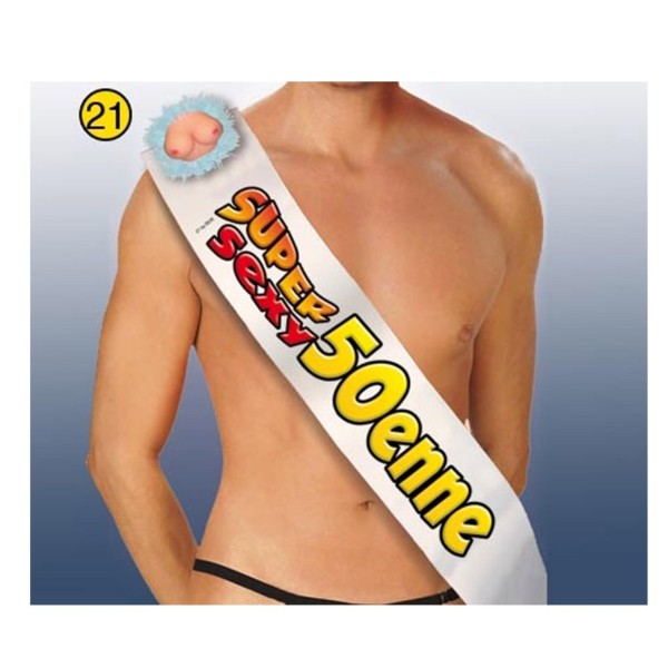 FASCIA SEXY CON APPLICAZIONI SUPER 50ENNE LUI 1 FASCIA SEXY CON APPLICAZIONI SUPER 50ENNE LUI