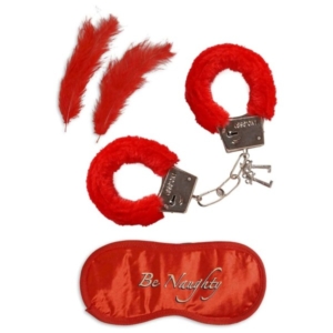 SET MASCHERINA E MANETTE ROSSE pz.1