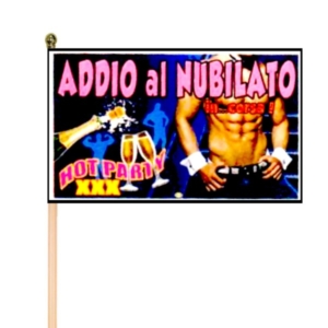 BANDIERA ADDIO AL NUBILATO