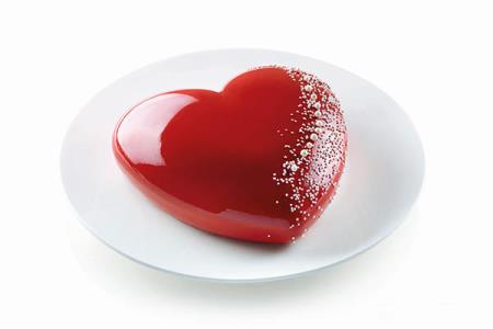 STAMPO SILICONE BATTICUORE CUORE 3D SILIKOMART 3 STAMPO SILICONE BATTICUORE CUORE 3D SILIKOMART