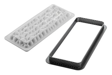 STAMPO SILICONE KIT TARTE RING BUBBLE SILIKOMART