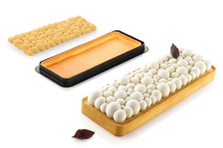 STAMPO SILICONE KIT TARTE RING BUBBLE SILIKOMART
