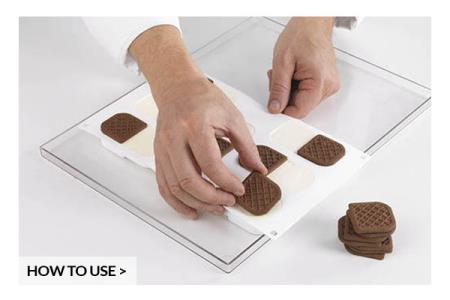 STAMPO SILICONE PER GELATO BISCOTTO KIT 2 PZ. SILIKOMART 5 STAMPO SILICONE PER GELATO BISCOTTO KIT 2 PZ. SILIKOMART