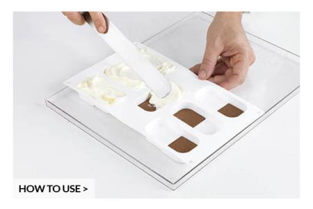 STAMPO SILICONE PER GELATO BISCOTTO KIT 2 PZ. SILIKOMART 7 STAMPO SILICONE PER GELATO BISCOTTO KIT 2 PZ. SILIKOMART