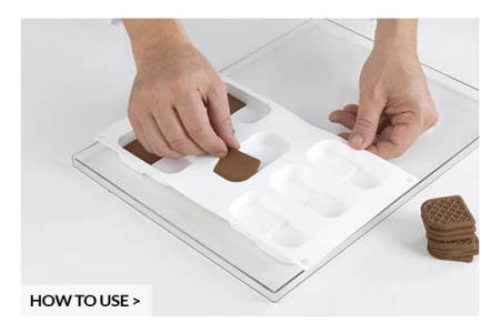STAMPO SILICONE PER GELATO BISCOTTO KIT 2 PZ. SILIKOMART 8 STAMPO SILICONE PER GELATO BISCOTTO KIT 2 PZ. SILIKOMART