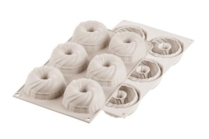 STAMPO SILICONE MINI INTRECCIO Ø 75 SILIKOMART