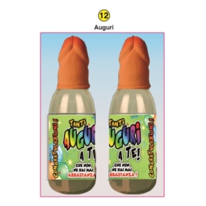 BIBERON MINI CON PENE TANTI AUGURI