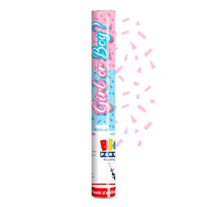 CANNON PARTY UP 30 CM. BABY GIRL OR BOY? ROSA