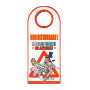 CARTELLO MANIGLIA NON DISTURBARE