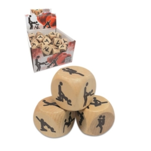 DADO IN LEGNO KAMASUTRA pz.1
