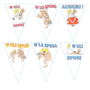 BANDIERINE W GLI SPOSI SEXY