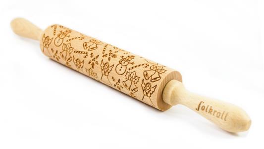 MATTARELLO LEGNO MEDIUM CHRISTMAS MIX pz.1 2 MATTARELLO LEGNO MEDIUM CHRISTMAS MIX pz.1
