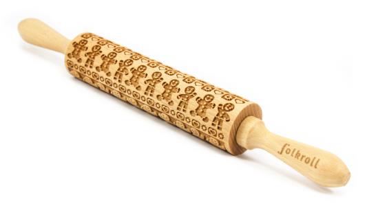 MATTARELLO LEGNO MEDIUM GINGERBREADMAN pz.1 2 MATTARELLO LEGNO MEDIUM GINGERBREADMAN pz.1