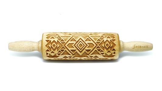 MATTARELLO LEGNO JUNIOR AZTEC PATTERN 1 MATTARELLO LEGNO JUNIOR AZTEC PATTERN