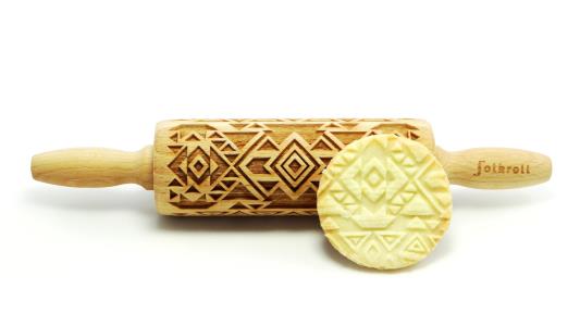 MATTARELLO LEGNO JUNIOR AZTEC PATTERN 2 MATTARELLO LEGNO JUNIOR AZTEC PATTERN