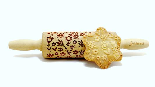 MATTARELLO LEGNO JUNIOR FLOWER POWER pz.1 3 MATTARELLO LEGNO JUNIOR FLOWER POWER pz.1