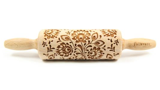 MATTARELLO LEGNO JUNIOR FOLK FLORAL pz.1 1 MATTARELLO LEGNO JUNIOR FOLK FLORAL pz.1