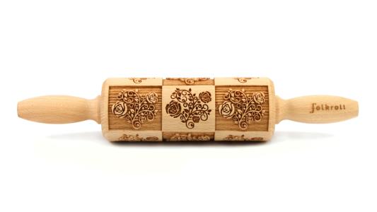 MATTARELLO LEGNO JUNIOR ROSES STAMPS pz.1
