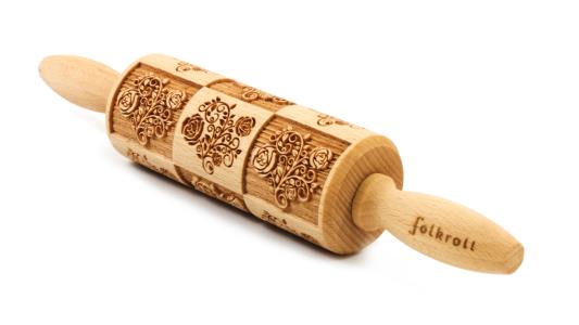MATTARELLO LEGNO JUNIOR ROSES STAMPS pz.1
