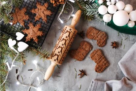 MATTARELLO LEGNO JUNIOR SCANDINAVIAN CHRISTMAS pz.1 6 MATTARELLO LEGNO JUNIOR SCANDINAVIAN CHRISTMAS pz.1