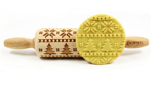 MATTARELLO LEGNO JUNIOR SCANDINAVIAN CHRISTMAS pz.1 5 MATTARELLO LEGNO JUNIOR SCANDINAVIAN CHRISTMAS pz.1
