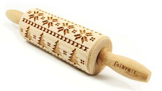 MATTARELLO LEGNO JUNIOR SCANDINAVIAN CHRISTMAS pz.1 3 MATTARELLO LEGNO JUNIOR SCANDINAVIAN CHRISTMAS pz.1