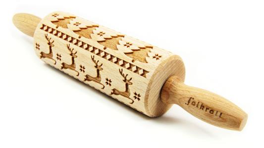 MATTARELLO LEGNO JUNIOR SCANDINAVIAN CHRISTMAS pz.1 4 MATTARELLO LEGNO JUNIOR SCANDINAVIAN CHRISTMAS pz.1